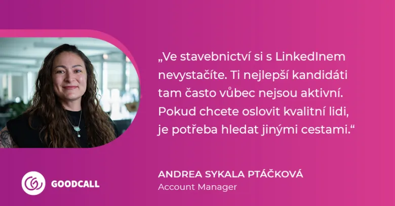 Realita náboru ve stavebnictví pohledem recruiterky